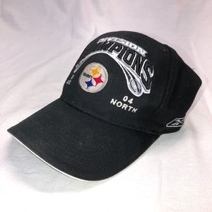 Pittsburgh Steelers 2004 AFC NORTH DIVISION CHAMPS adjustable Hat Cap NFL